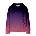 thumbnail image 7 of Ruyang Oversized Preppy Hoodies for Girls Gradient Color Hooded Sweatshirt School Trendy Tie Dye Sweaters with Pocket, 7 of 7