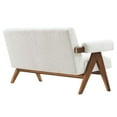 thumbnail image 3 of Modway Lyra Boucle Fabric Loveseat in Ivory, 3 of 8