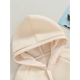 thumbnail image 6 of nvzhuang Baby Boys Girls Rompers Hoodies Clothes Hooded Long Sleeve Sweatshirts Jumpsuits Bodysuits, 6 of 9