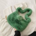 thumbnail image 3 of Bolso Mujer Piel Sintética Tote Casual Axila Otoño Invierno Suave Satchel Verde, 3 of 8