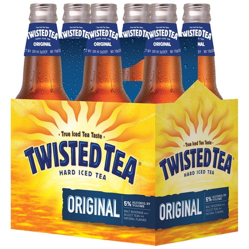 Twisted Tea Original Hard Iced Tea Malt Beverage 6 Pack 12 Fl Oz