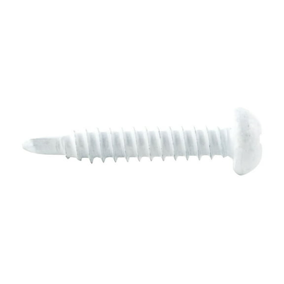 AP Products 012-PTK500W 8X1-1/2 White #8 Self-Tapping Pan Head Tri-Screws - 1.5", 500 Pack