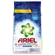 (2 pack) Ariel Laundry Detergent Powder, Original Scent, 70 oz, 44 Loads
