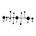 thumbnail image 2 of Perchero de pared portátil multiusos para colgar detrás de la puerta, para puerta grande y negro, 2 of 9