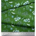 thumbnail image 1 of Soimoi Green Heavy Canvas Fabric Flower Leaves Print Fabric by Yard 58 Inch Wide, 1 of 2