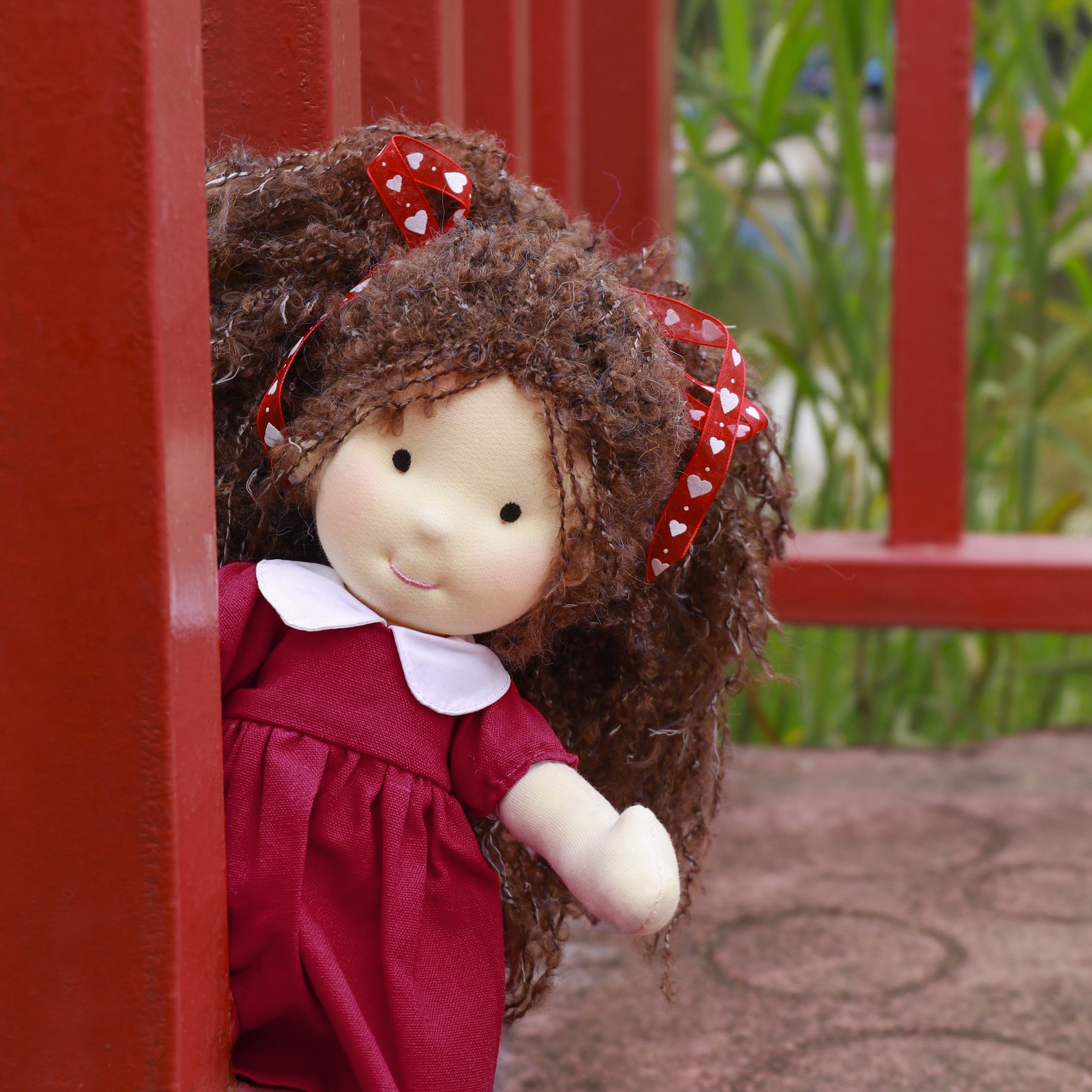 BlissfulPixie, Handcrafted Waldorf Doll, 12-inch, Organic Cotton