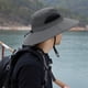thumbnail image 5 of Sombrero para el sol para hombres y mujeres, impermeable, de ala ancha, plegable, para pesca, senderismo, jardín, safari, playa, 5 of 5