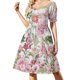 thumbnail image 2 of Vestido Paisley Game Day Florida White Marble 2 sin mangas, ropa de mujer, vestidos de verano, vestido de mujer, 2 of 7