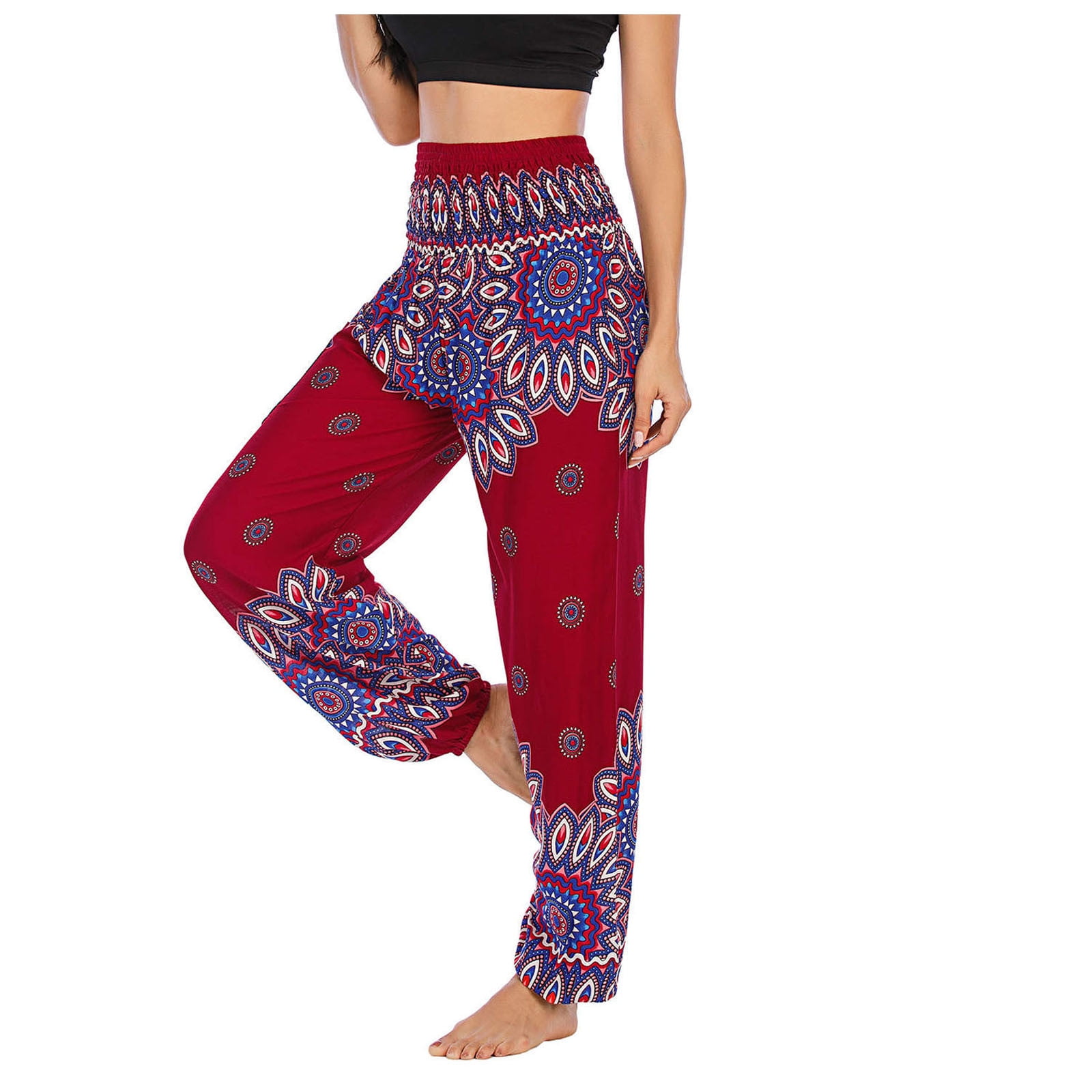 Xzngl Boho Pants For Women Hippie Women Men S Hippie Boho Pjs Lounge Beach Print Yoga Pants Hippie Pants Men Yoga Pants Women Lounge Pants Men Boho Pa