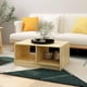 thumbnail image 2 of Mesa de café VidaXL de madera maciza de pino 75x50x33,5 cm, 2 of 9
