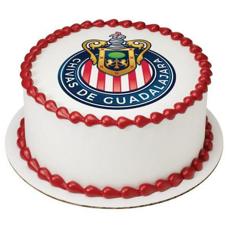 Chivas Guadalajara Chivas De Corazon Edible Cake Topper Image 