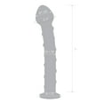 thumbnail image 5 of Glas Mr. Swirly 8" Glass Dildo, Clear, 5 of 5