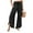 510_Black, variant on Linen Pants Women Palazzo Summer High Waisted Wide Leg Pant Pleated Beach Travel Trousers With Pockets Purple