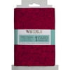 Waverly Inspirations 44" x 1 Yard Cotton Paris Floral Coordinate Sewing & Craft Fabric Precut, Red Plum