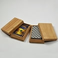 thumbnail image 2 of GENEMA Bamboo Cards Storage Box Desktop Poker Playing Card Box Container Case Tarot Box, 2 of 19