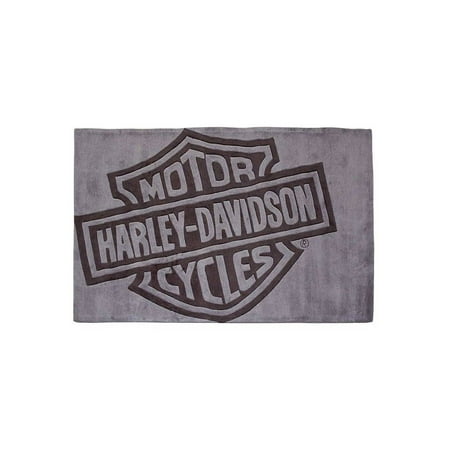 Harley Davidson Bar Shield Small Area Rug Handmade Tufted Rug