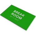 thumbnail image 2 of ADA CENTRAL SIGNS - 6" X4" Break Room Sign - ADA Compliant Tactile Graphics Grade 2 Braille Text | Wall Mount Plastic Kitchen, Lunch Room Signs for Offices, Hotels, Schools, Apartments, & Restaurants, 2 of 7