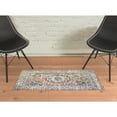 thumbnail image 3 of HomeRoots 555346 2 x 3 ft. Rust Oriental Distressed Rectangle Area Rug with Fringe, 3 of 5