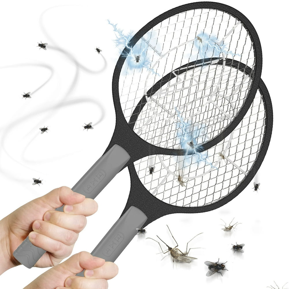 Bug off Electric Fly Swatter Mosquito Insect Killer Racket 2, Sturdy
