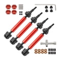 thumbnail image 1 of 4x eje de transmisión delantero trasero CVD juego deslizante CVD conjunto de repuesto ejes de transmisión pieza de actualización para camión sobre rojo, 1 of 7