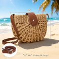 thumbnail image 4 of PRIYAL Straw Bag Beach Purse Summer Purses for Women Vacation Handbags Woven Crossbody Bags Straw Shoulder Bag, 4 of 10