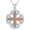 Jerusalem Cross, variant on Jerusalem Cross Necklace 925 Sterling Silver Wooden Crusaders Jerusalem Cross Pendant Christian Religious Jewelry for Men