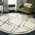 thumbnail image 3 of SAFAVIEH Skyler Leontyne Geometric Runner Rug, Ivory/Pink, 2' x 8', 3 of 10