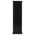 thumbnail image 2 of Safavieh Home Collection Surrey Farmhouse Black 6-Shelf 2-Hook Bottom Fully Assembled Storage Hall Tree, 2 of 5