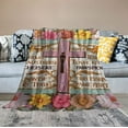 thumbnail image 2 of ARISTURING Christian Gifts for Women Faith Blanket - Religious Inspirational Gifts for Women,Christian Spiritual Faith Gifts,Best Christian Religious Birthday Gifts for Women Men,Jesus Gifts Blanket, 2 of 6