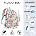 thumbnail image 6 of Pioneer Flower Backpack for School,Cute School Bag,Schoolbag with Adjustable Shoulder Straps & Padded Back,13.4"x11"x4.7", 6 of 6