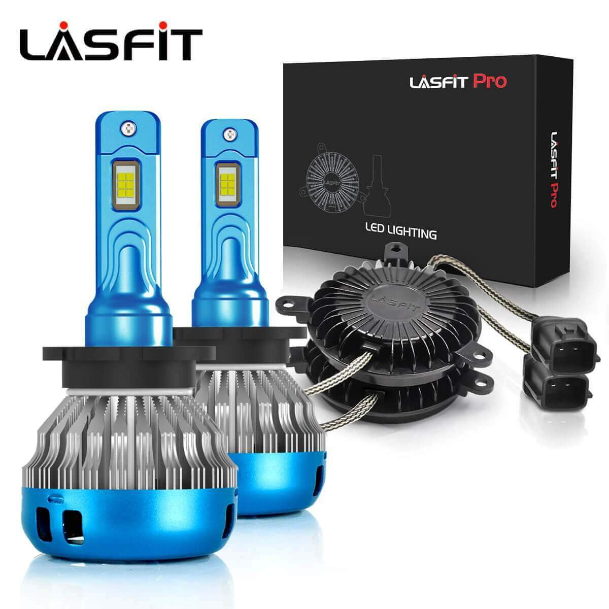 LASFIT Custom LED D2S D2R Headlight Bulbs replace HID on Nissan