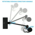 thumbnail image 6 of 2 Pack LED Picture Light, Swivel Metal Artwork Lamps, 15.75 Inch, 2700K/3000K/4000K Selectable, Plug-n-Play & Hardwire Art Lighting, Black, 6 of 7