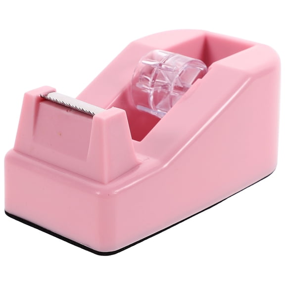 MIPCASE Pink Tape Dispenser for Office Desk Made from Durable Plastic Material