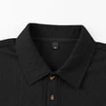 thumbnail image 5 of Mens Full Zipper Short Sleeve Shirt Casual Summer Stretch Shirts with Pockets Business Office Work Blouses Tops,S, 5 of 6