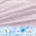 thumbnail image 2 of Funda de Almohada de Embarazo Refrigerante Sasttie 145 cm en Forma de U Rosa, 2 of 9
