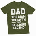 thumbnail image 5 of Men's Dad bad joke legend funny T-shirt Father's day Papa daddy Father gift Tee shirt for him (3X-Large Navy Blue), 5 of 7