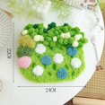 thumbnail image 1 of Handmade Diy Coaster Crochet Kit Embroidery Yarn Material Kit Home Desktop Decoration Coaster Crochet Set Knitting Accessories, 1 of 7