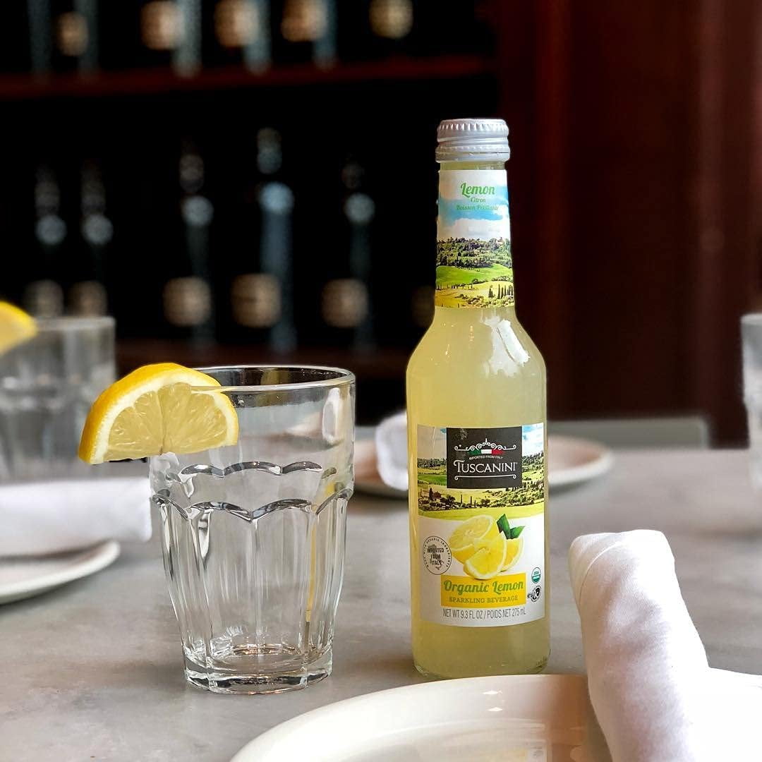 Tuscanini Organic Lemon Sparkling Beverages 6 Pack