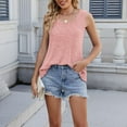 thumbnail image 4 of yunLCZ Square Neck Tank Top Women's 2025 Spring Hottest Garden Collar Casual Sleeveless Solid Color Knitted Vest Women Summer Sleeveless Tops, 4 of 4
