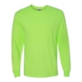 thumbnail image 1 of CAMISETA JZ 5.6 OZ 50/50 L/S, VERDE NEÓN, M Jerzees 29LSR, 1 of 1