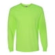 thumbnail image 1 of CAMISETA JZ 5.6 OZ 50/50 L/S, VERDE NEÓN, M Jerzees 29LSR, 1 of 1