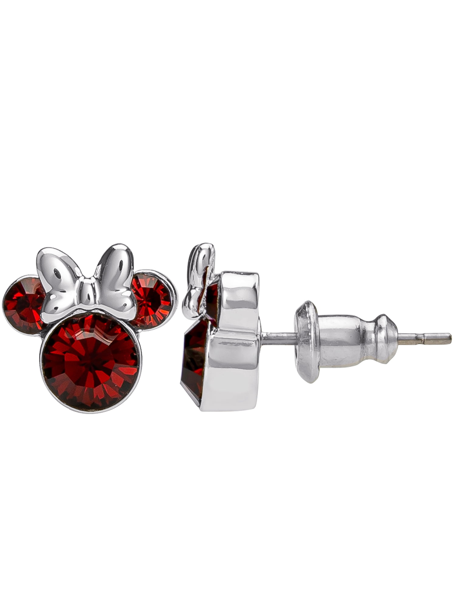 Birthstone Clip on Earrings for Girls Crystal January Teardrop Drop Earring