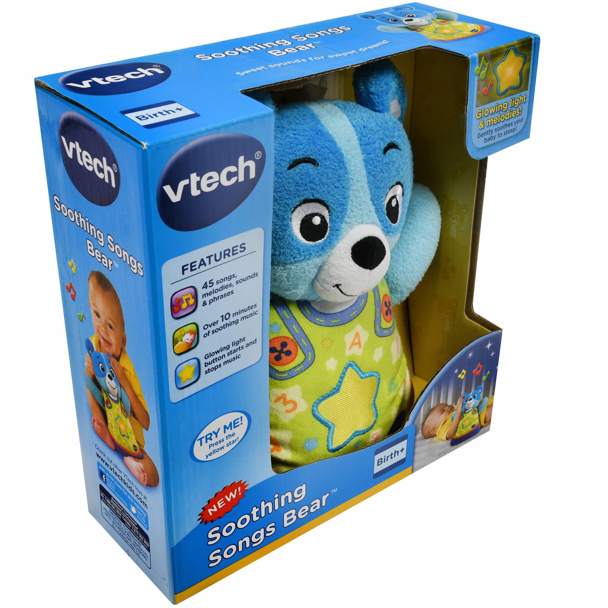 vtech baby soothing songs bear