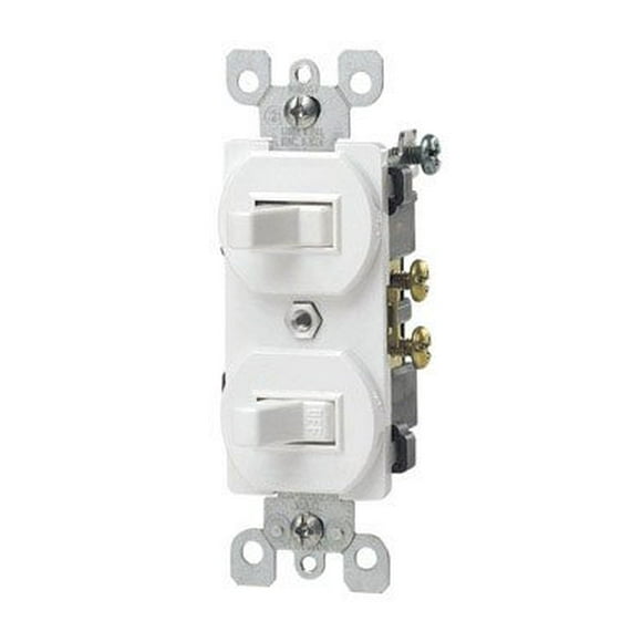 Interruptor electrónico Leviton R62-05241-0WS de 3 vías blanco