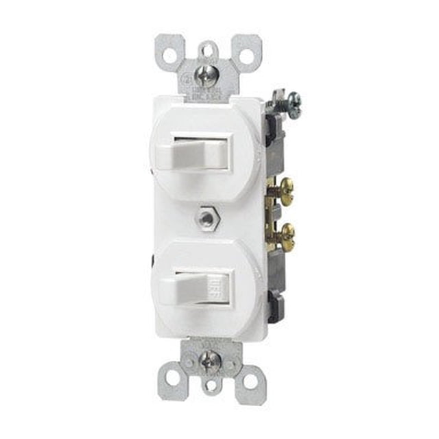 Interruptor electrónico Leviton R62-05241-0WS de 3 vías blanco