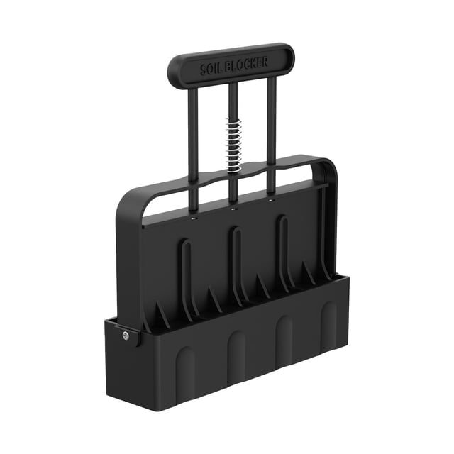Almencla Hand Held Soil Block Maker Ergonomic Handle Soil Barrier 2" Manual Soil