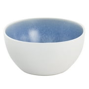 Gibson Elite 16 Piece Soho Lounge Reactive Glaze Stoneware Dinnerware Set in Light Blue