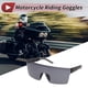 thumbnail image 2 of Gafas de montar para motocicleta Unique Bargains 1 Pc con lentes gris oscuro y marco negro, 2 of 6