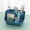thumbnail image 2 of Dorm room essentials, Desktop Stationery Storage Box Creatives Student Stationery Office Meeting Pen Holders Student Study Large Capacity Pen Holders, 2 of 6
