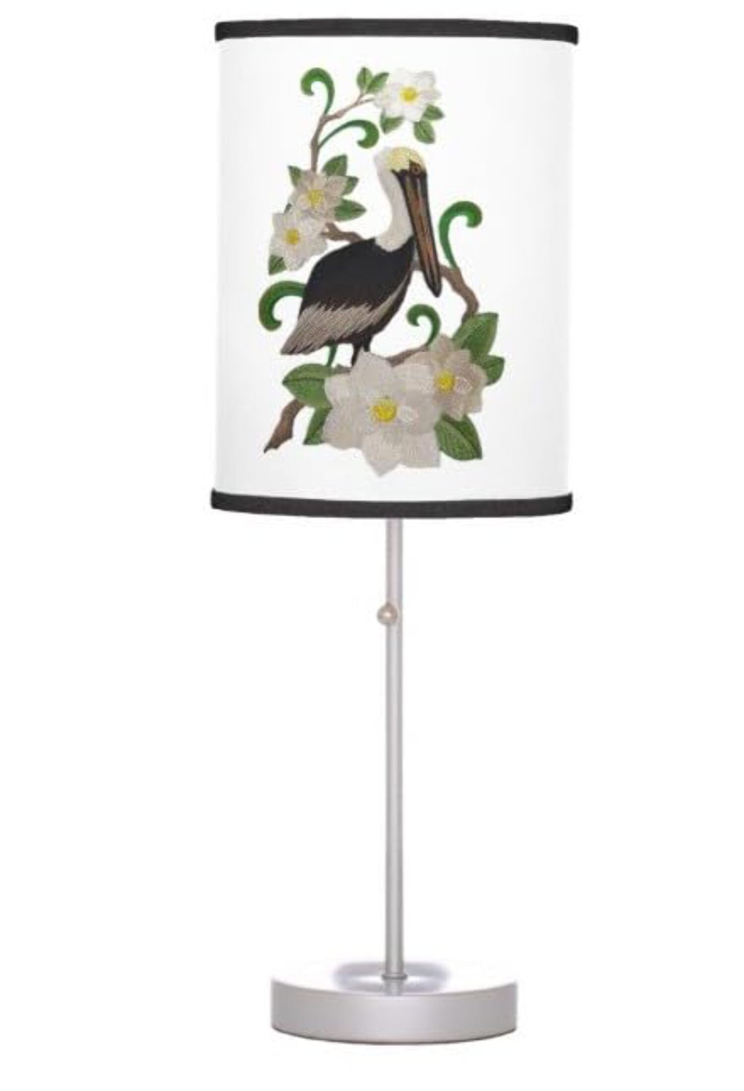 Custom Bird Louisiana Eastern Brown Pelican and Magnolia Medley - Beyond Vision (7" x 10.67")
